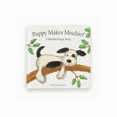 Jellycat Puppy Makes Mischief and Bashful Puppy Medium UK | 47062NKEY
